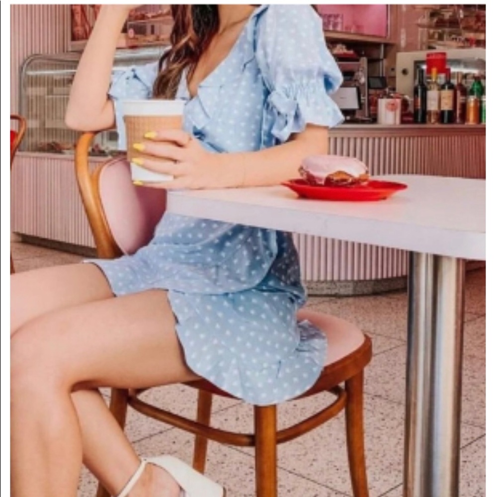 For Love & Lemons Sweetheart wrap mini NWT LG